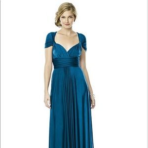 Dessy Twist Wrap Dress